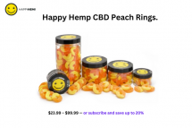 Buy Edible peach rings online.