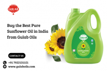 Buy the Best Pure Sunflower Oil in India from Gulab Oils