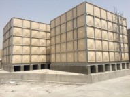 GRP panel type water tank