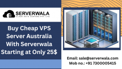 Buy Cheap VPS Server Australia With Serverwala Starting at Only 25$